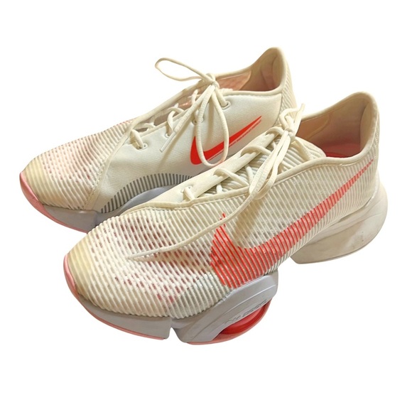 Nike Air Superrep 2 Summit Sneakers Size 8 White Bright Crimson Athletic Sports